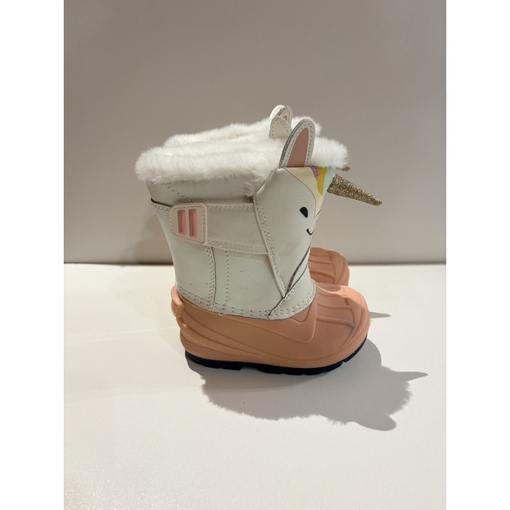 Toddler Frankie Unicorn Winter Boots‎ White/Pink - Cat & Jack - SIZE 5 NWOT